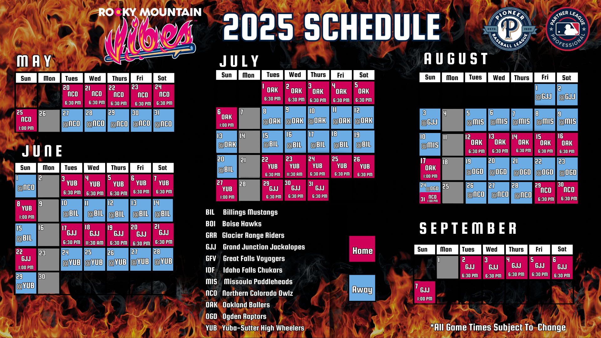 Rocky Mountain Vibes Announces 2025 Schedule